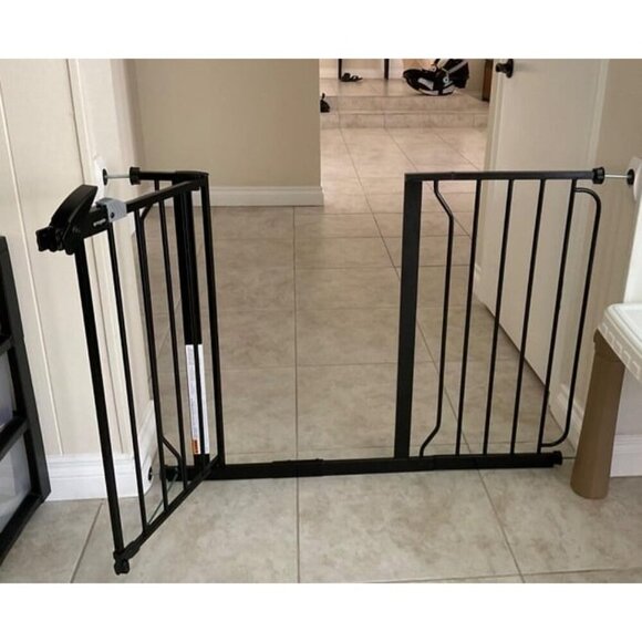 New Easy Step 49-Inch Extra Wide Baby Gate, Includes 4-Inch and 12-Inch - Picture 1 of 2